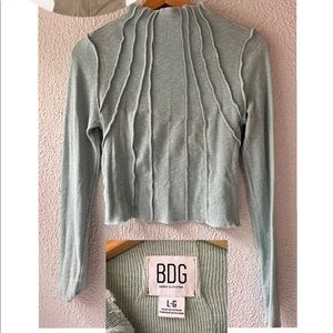 BDG Sunray Seamed Mockneck Longsleeve